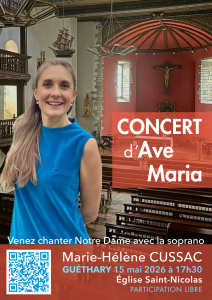 Marie-Hélène Cussac soprano concert ave maria Guéthary