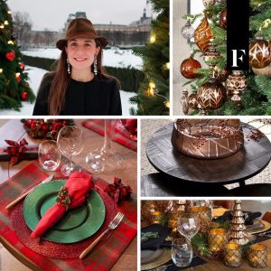 Marie-Helene Cussac chante Noël chez Flamant Paris 