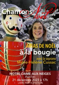 Soprano Marie-Helene Cussac chante Noël - Christmas singalong with Marie-Helene Cussac